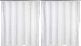 Wenko Duschvorhang Uni Weiß 120 x 200 cm -