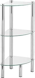 WENKO Eckregal Mod. Yago mit 3 Glasablagen,
