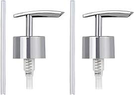 WENKO Ersatzpumpkopf Chrom Flach - Seifenpumpe,