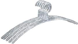 WENKO Kleiderbügel Bubble 5er Set, schlanke