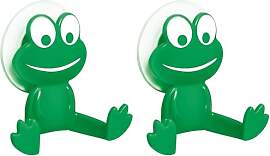 WENKO Saughaken Frosch Grün, Wandhaken,
