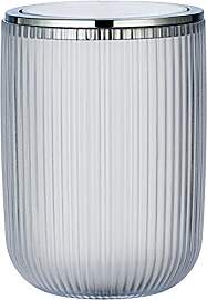WENKO Schwingdeckeleimer Agropoli S Transparent, 2 