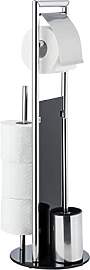 WENKO Stand WC-Garnitur Mod. Ravina Edelstahl 3in1 