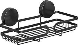 WENKO Static-Loc® Plus Wandablage Pavia Schwarz,