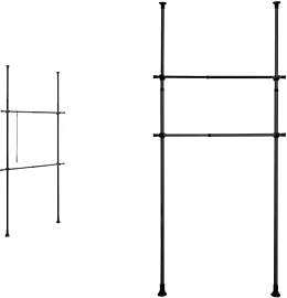 WENKO Teleskop-System Herkules Basic Schwarz matt