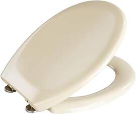 WENKO Toilettendeckel mit Absenkautomatik, oval,