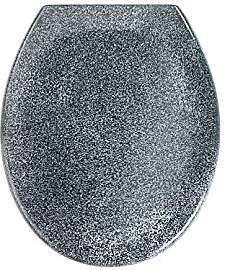 WENKO Toilettendeckel mit Absenkautomatik, oval,