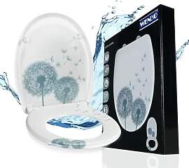 WENKO Toilettendeckel mit Absenkautomatik und