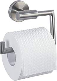 WENKO Toilettenpapierhalter mit Wandmontage ohne
