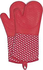 WENKO Topfhandschuhe mit Handflächen aus Silikon, 