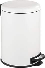 WENKO Treteimer Leman Easy Close Weiß 20 L -
