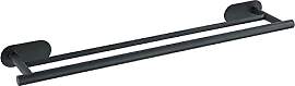 WENKO Turbo-Loc Badetuchstange Orea Black Matt,