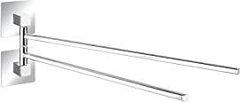 WENKO Turbo-Loc® Edelstahl Handtuchhalter 2 Arme