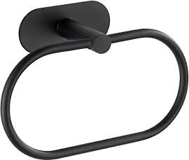 WENKO Turbo-Loc Handtuchring Orea Black Matt,