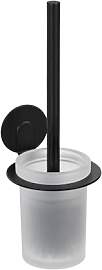WENKO Turbo-Loc® WC-Garnitur Bivio Black matt,