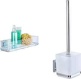 WENKO Vacuum-Loc® Badezimmer Wandregal Quadro