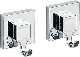 WENKO Vacuum-Loc® Haken-Set eckig, 2er Set,