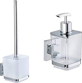 WENKO Vacuum-Loc® Wand WC-Garnitur Quadro,