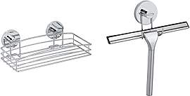 WENKO Vacuum-Loc® Wandablage, Duschablage im