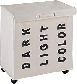 WENKO Wäschesammler Trivo Beige, Stabiler