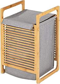 WENKO Wäschetruhe Bahari aus Bambus - Wäschekorb 