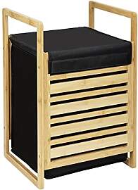 WENKO Wäschetruhe Ecori, Wäschesammler 47 Liter, 