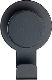 WENKO Wandhaken Blandas Schwarz matt - Klebehaken