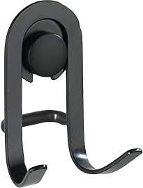 WENKO Wandhaken Classic Plus Black 2er Set,