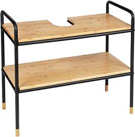 WENKO Waschbeckenunterschrank Loft mit 2 Ablagen