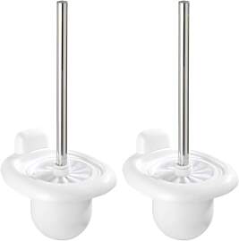 WENKO WC-Garnitur Pure - WC-Bürstenhalter,
