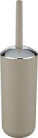 WENKO WC-Garnitur taupe silber Kunststoff
