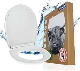 WENKO WC-Sitz mit Absenkautomatik (Softclose),