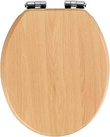 WENKO WC-Sitz Mod. Buche Natur, Toilettensitz mit