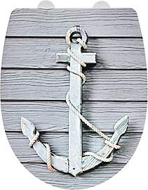 WENKO WC-Sitz Mod. Rope mit Reliefstruktur