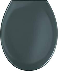 WENKO WC-Sitz Ottana Dunkelgrau, hygienischer