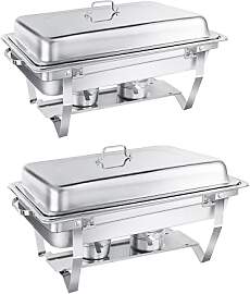 WENMILY Chafing Dish Buffet Set 9L[Robust und
