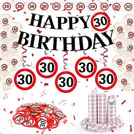 WenmthG 30 Geburtstag Deko Männer Frauen, 30.