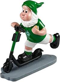 Werder Bremen Gartenzwerg Zwerg ** E-Roller **