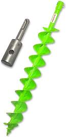 WERHE Doppelwendel Erdbohrer Ø100mm 80cm –