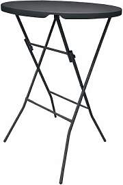 WERKA PRO Stehtisch Ø80cm Grau