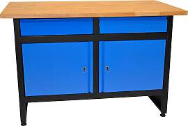 Werkbank GÜDE "GW 2/2", blau (blau,