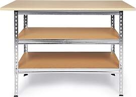 Werkbank ONDIS24 "»Uwe«", grau (grau,
