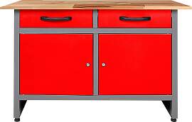 Werkbank ONDIS24 "Werner", rot (rot,
