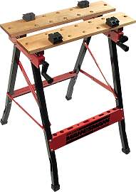Werkbank, schwarz (schwarz, rot), B:16,2cm L:88cm, 