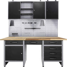 Werkstatt-Set ONDIS24 "Fritz", schwarz