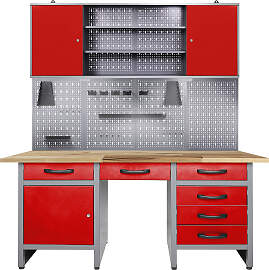 Werkstatt-Set ONDIS24 "Harry", rot (rot, 