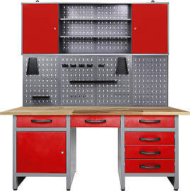 Werkstatt-Set ONDIS24 "Harry", rot (rot, 