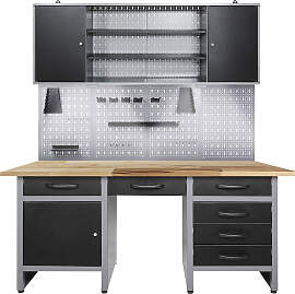 Werkstatt-Set ONDIS24 "Harry", schwarz