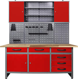 Werkstatt-Set ONDIS24 "Karsten", rot