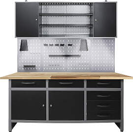 Werkstatt-Set ONDIS24 "Karsten", schwarz 